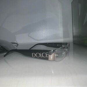 Dolce & Gabbana Black and Silver Eyewear
